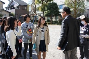 避難場所での点呼・確認