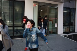 屋外への避難