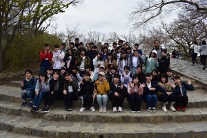 山頂での集合写真